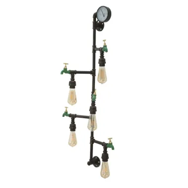 LAMPKA ŚCIENNA MANHATTAN 5 ŚWIATEŁ 50x30x105 cm